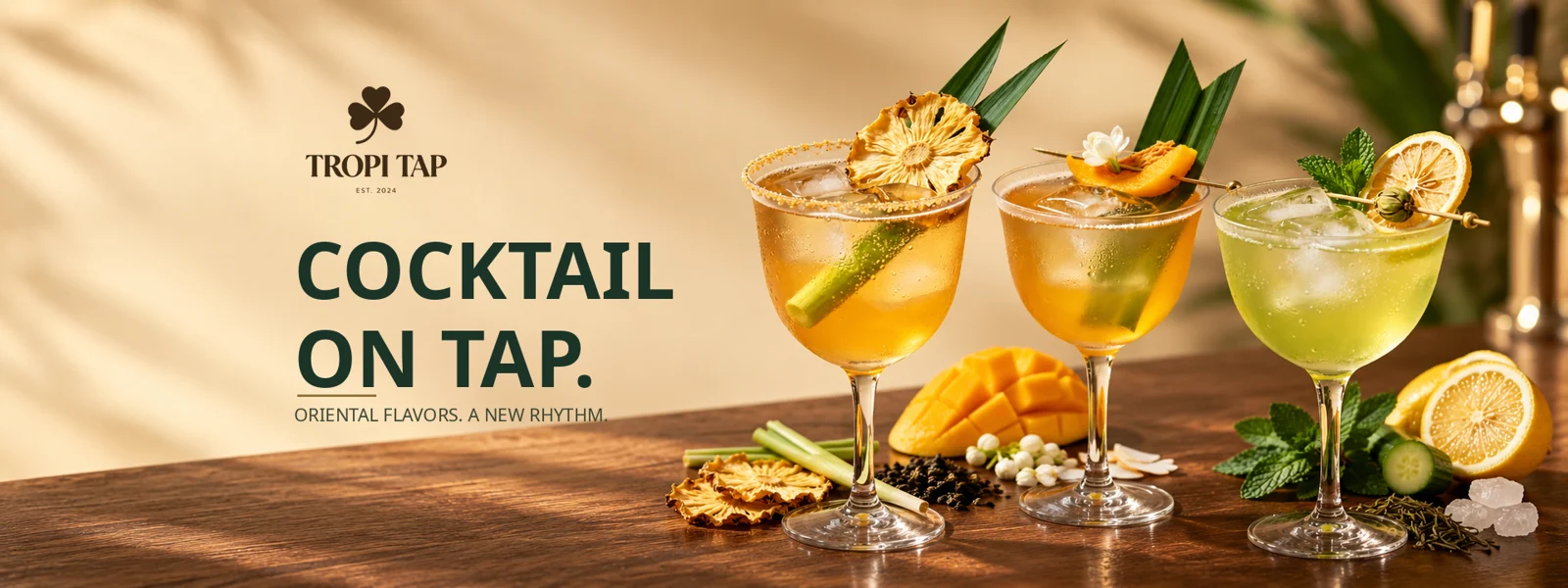 TROPI TAP — Cocktails on tap